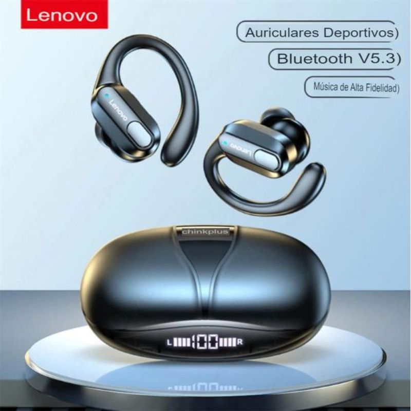 LENOVO - audifonos inalambricos xt80 lenovo con gancho en oreja