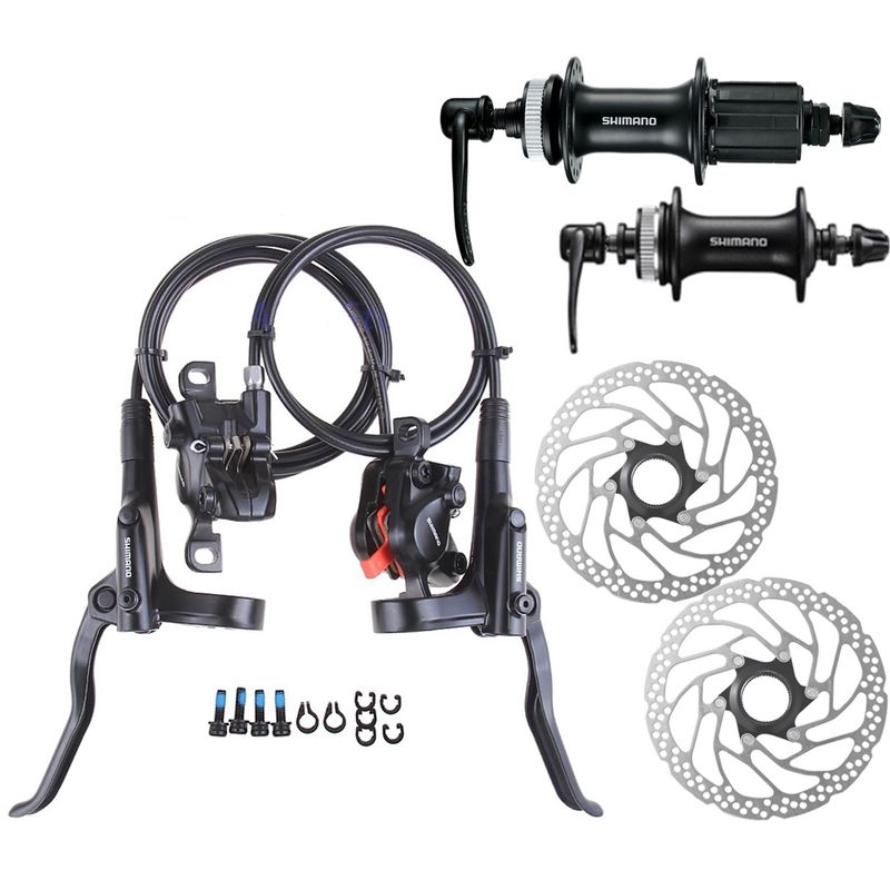 SHIMANO - Freno Disco Shimano Hidráulico Mt200 + Manzana Tx505 + Disco
