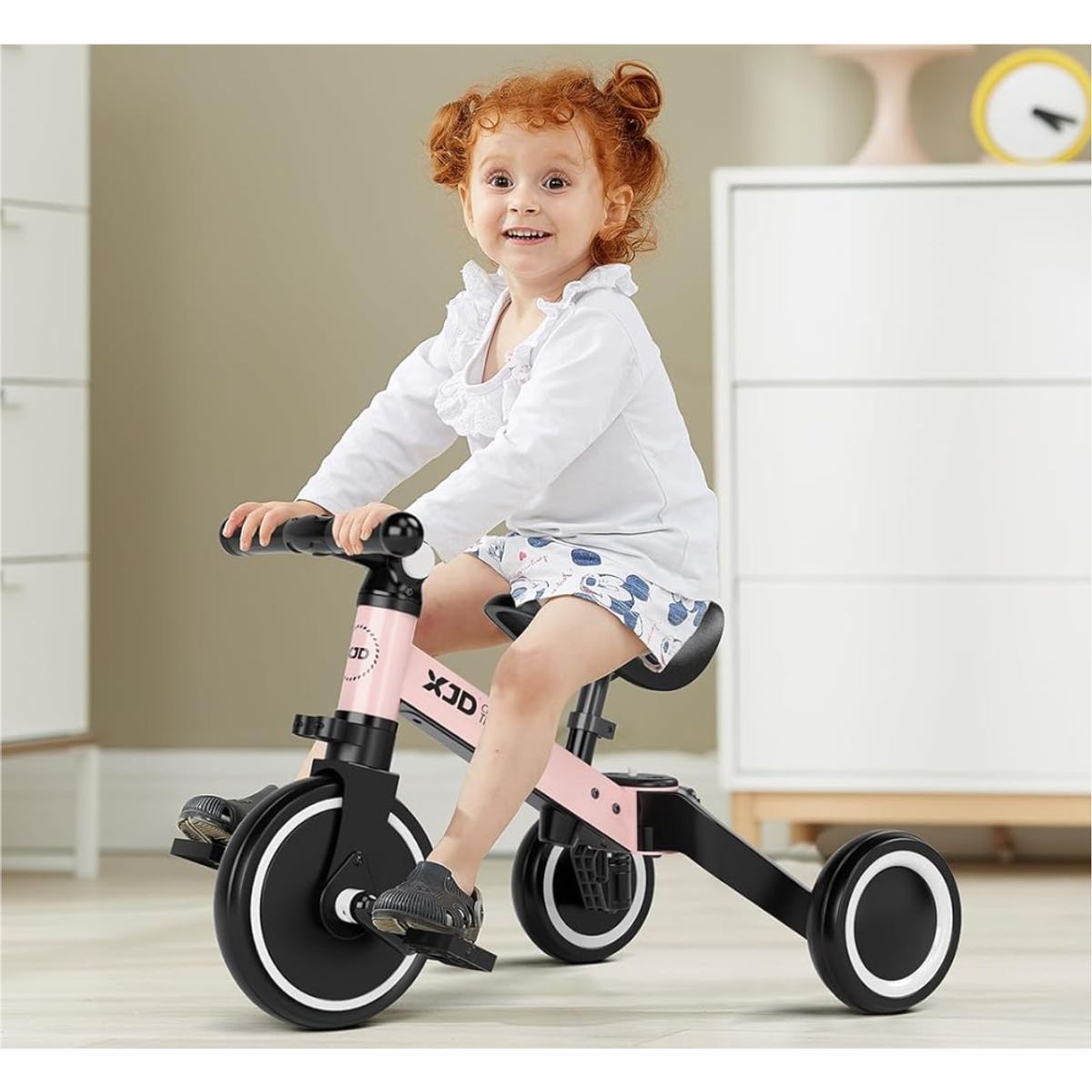 GENERICO - Triciclo Bicicleta Para Niños Ajustable 3 Modos En 1 Mlb108