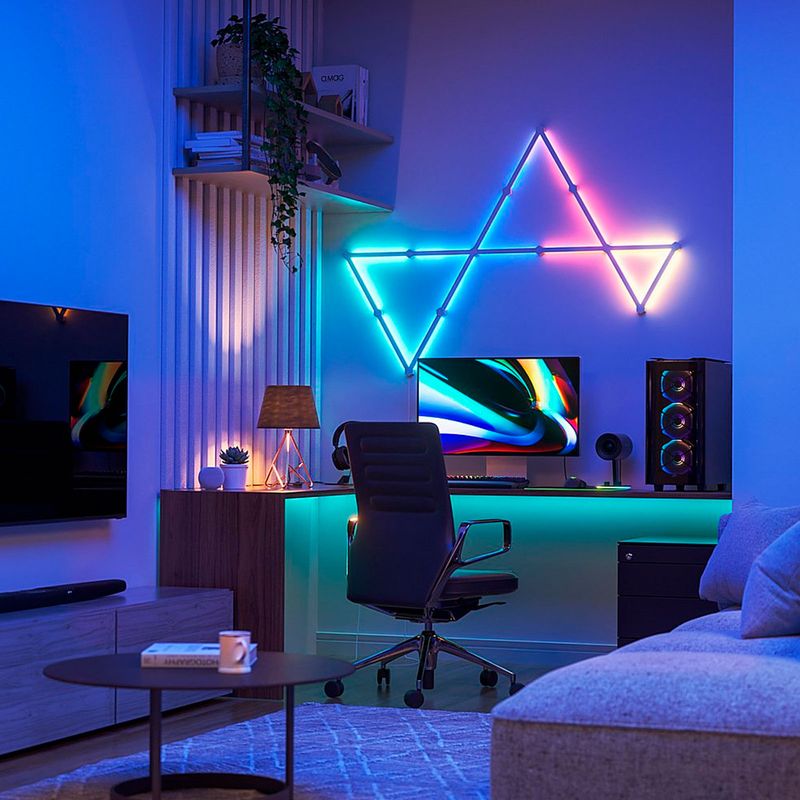 NANOLEAF - Kit x 9 barras de luces inteligentes NANOLEAF Blanco