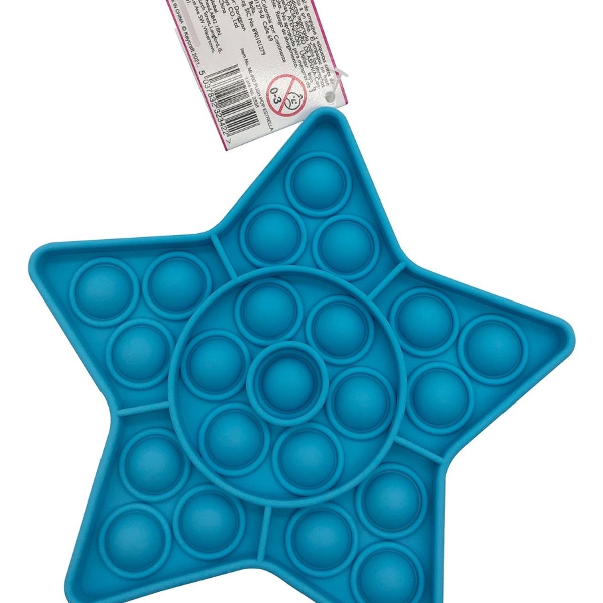 GENERICO - Juguete Antiestrés Push Pop Estrella