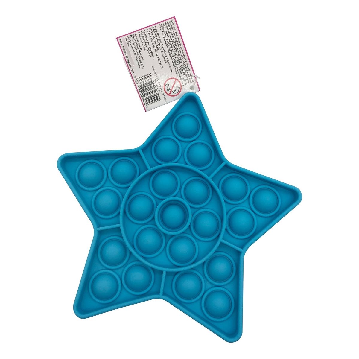 GENERICO - Juguete Antiestrés Push Pop Estrella