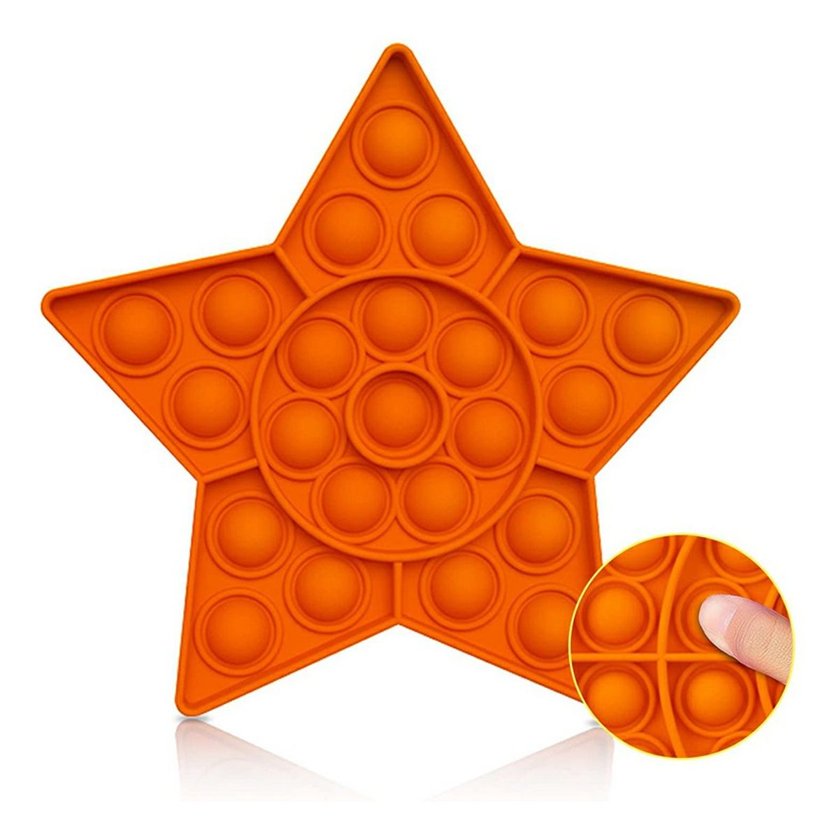 GENERICO - Juguete Antiestrés Push Pop Estrella