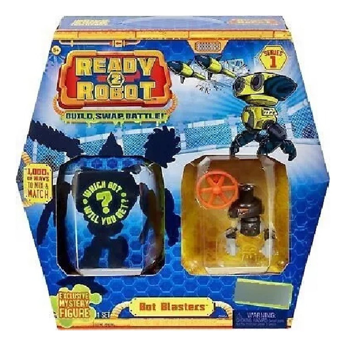 GENERICO - Ready2Robot Bot Blasters- Series 1 Style 3 Exclusive Mystery