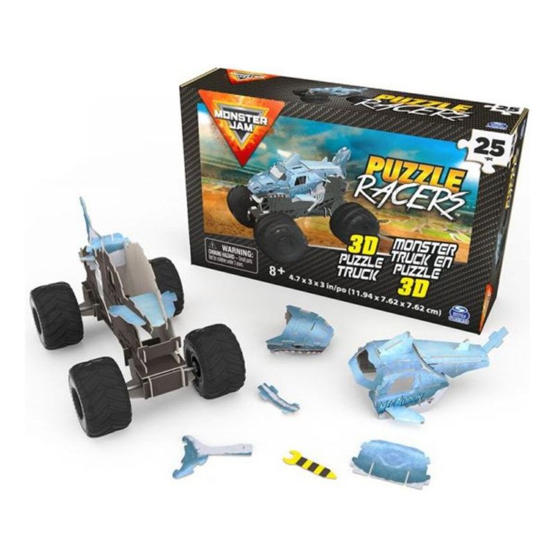GENERICO - Rompecabezas 3D Monster Jam Camión 17 Piezas