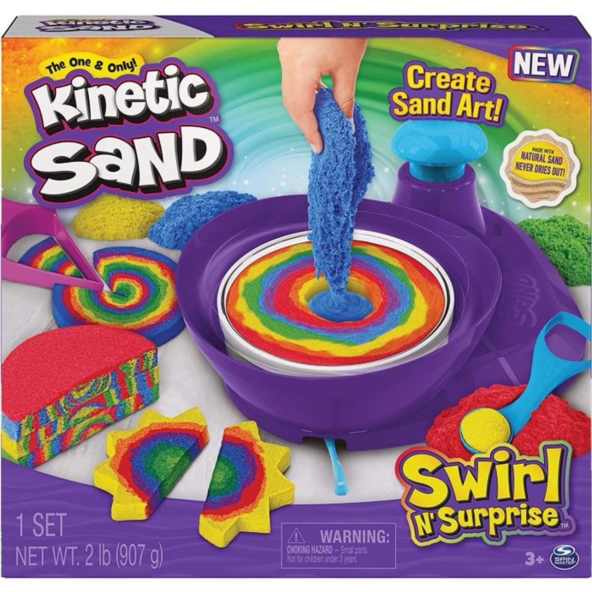 GENERICO - Kinetic Sand Set Gira Y Sorprende