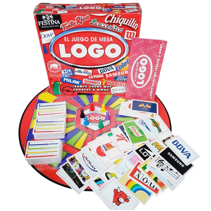 GENERICO - Juego Mesa Logo Familia Amigos Preguntas Marcas Logotipos