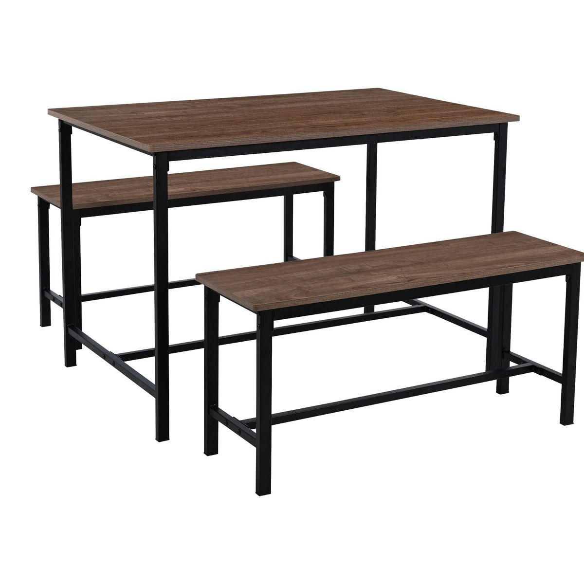 AKIVOY - Juego de Comedor Retro rectangular de 6 Puestos