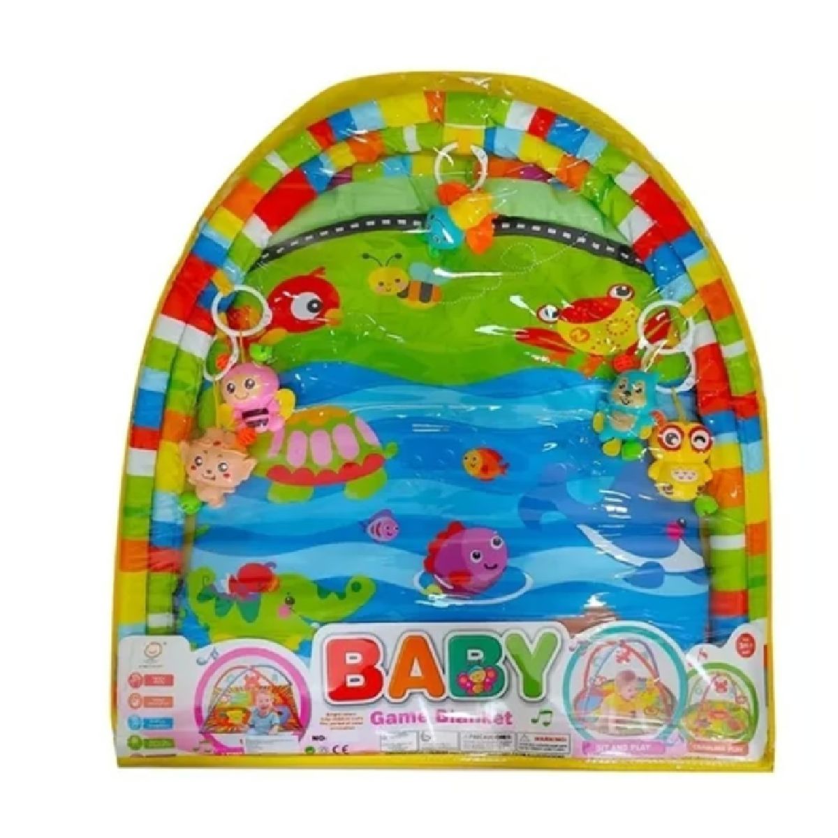 GENERICO - GIMNASIO INFANTIL PARA BEBES DECORADO CON ANIMALES