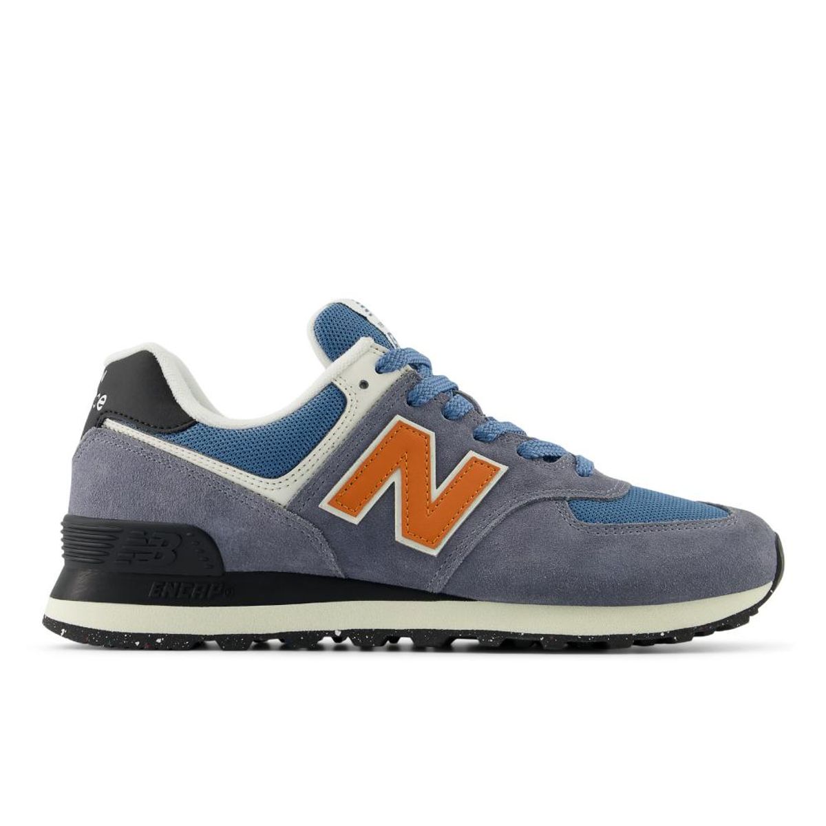 NEW BALANCE - Tenis New Balance 574-Azul/Naranja