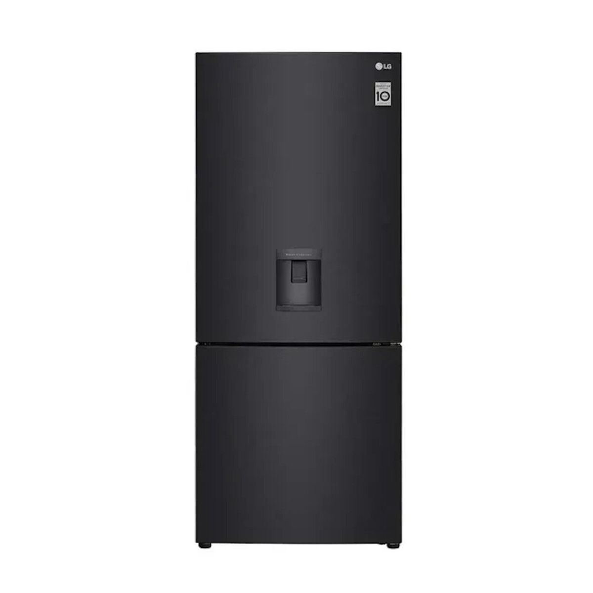 LG - Nevera LG No Frost Congelador Inferior 420 Litros Brutos GB41WPT Negro