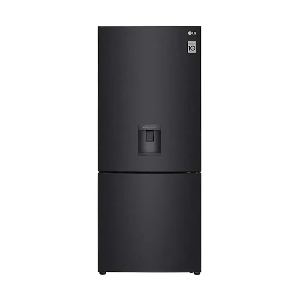 LG - Nevera LG No Frost Congelador Inferior 420 Litros Brutos GB41WPT Negro