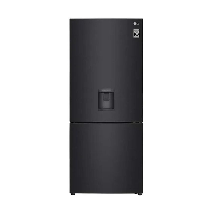 LG - Nevera LG No Frost Congelador Inferior 420 Litros Brutos GB41WPT Negro