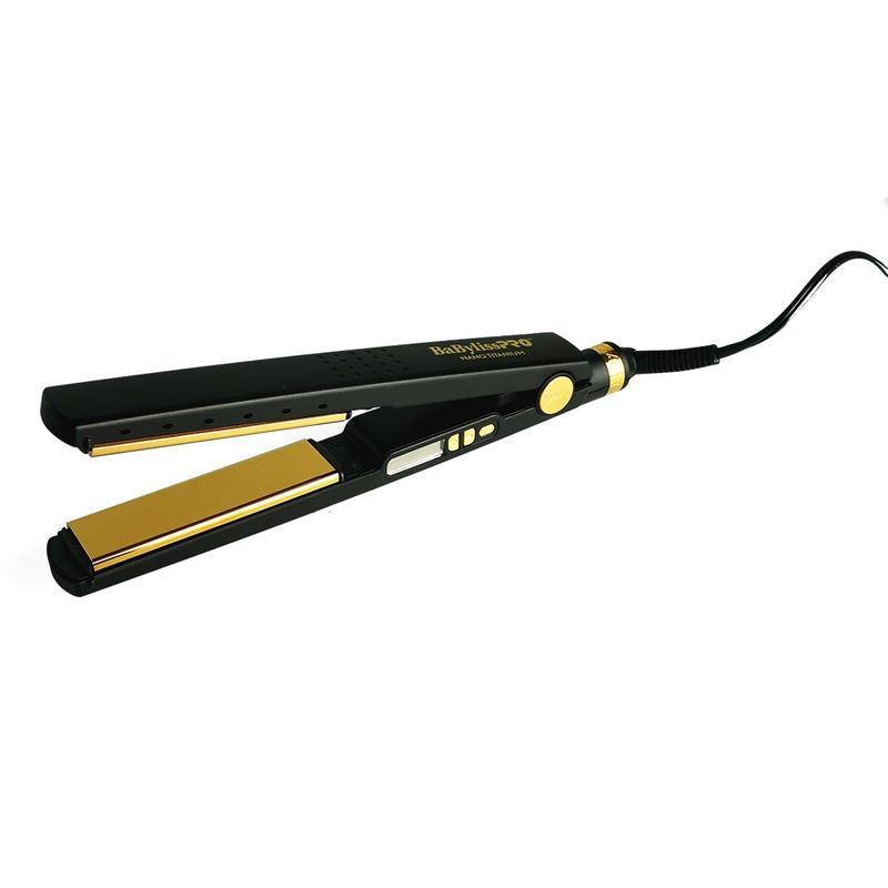 BABYLISS - Plancha Profesional Babyliss 4091 Nt Digital Nanotitanium  1 ¼"  Black Gold