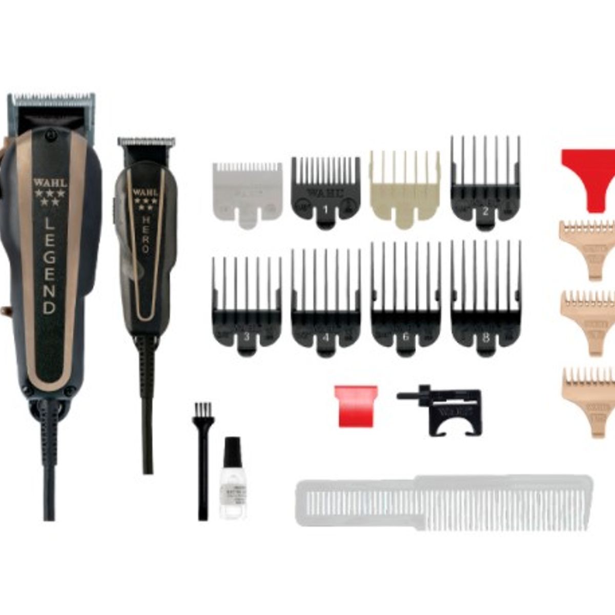 WAHL - Combo Barbero Wahl Cortadora Legend Y Patillera Hero 5 Estrellas Profesional
