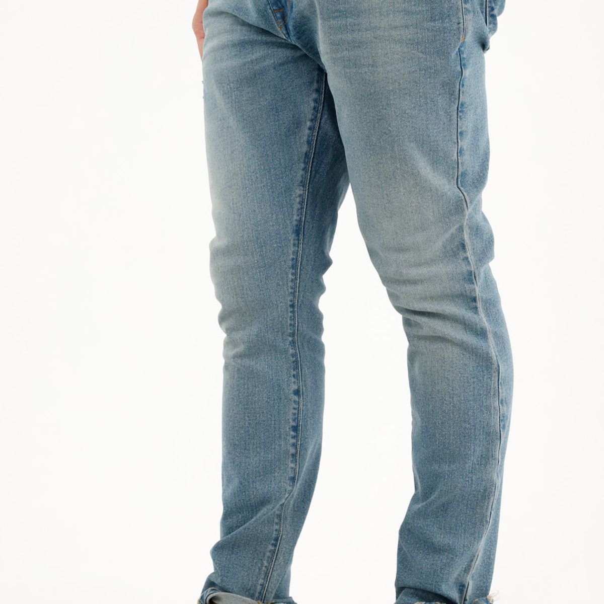 TENNIS - Jean Nudy tiro medio con roto para hombre