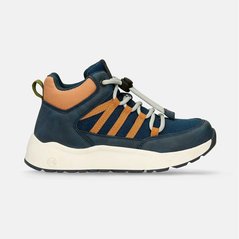 BUBBLE GUMMERS - Tenis  Junior Para Niño Bubblegummers Azul-Camel Shaaz