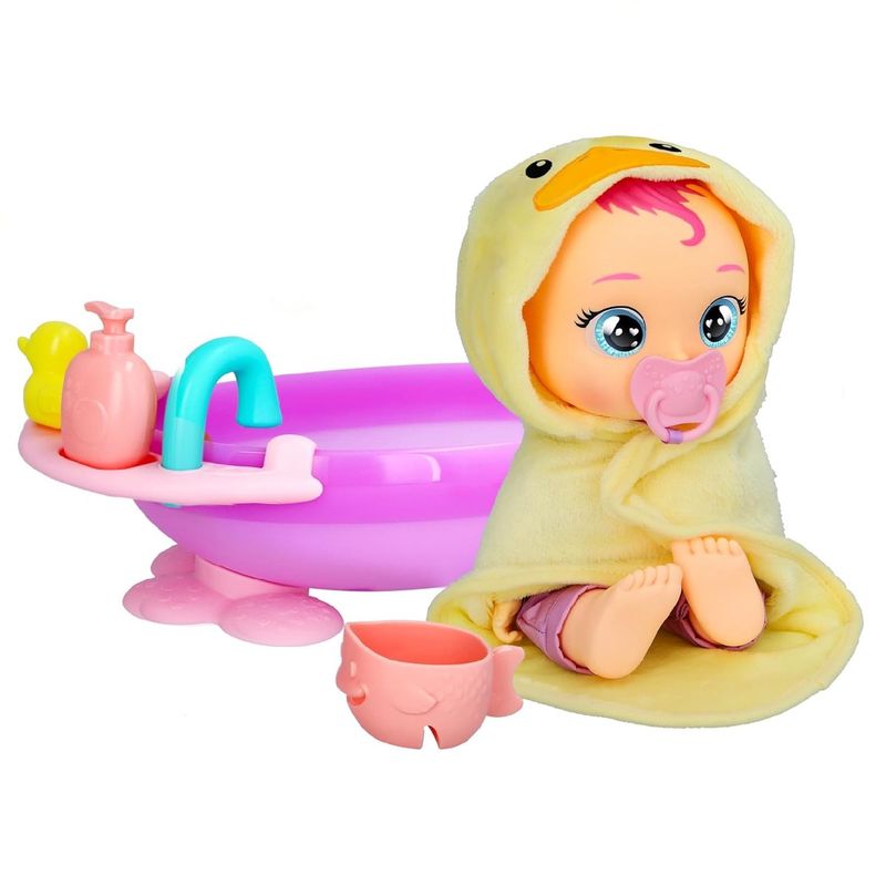 IMC TOYS - Muñeca Bebe Llorones Cry Babies Zoe Newborn My First Bath