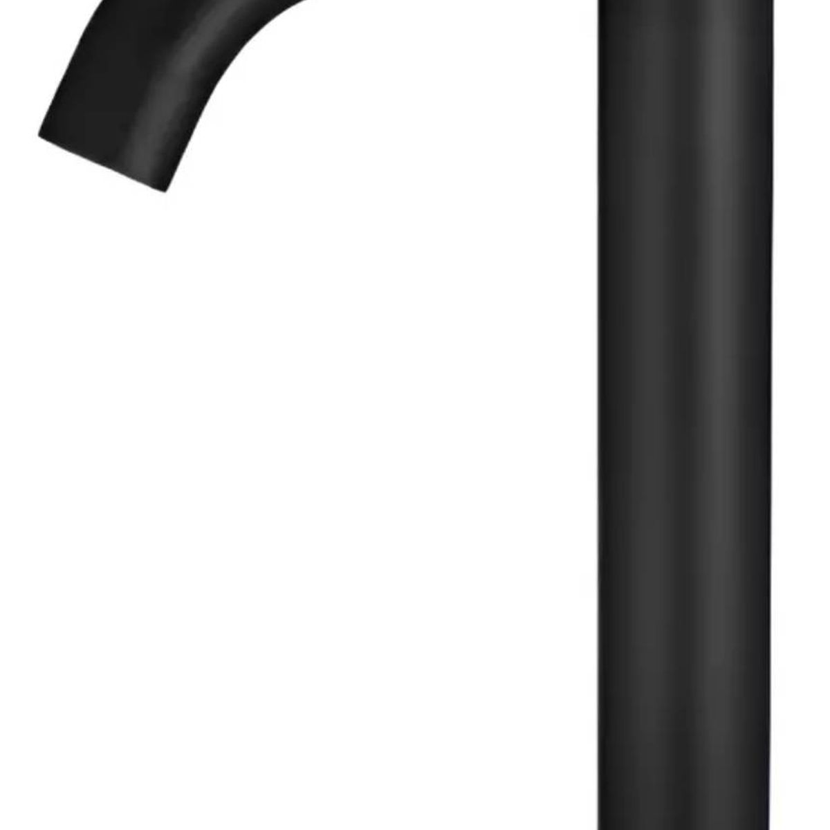 GENERICO - Kit Griferia Negra Agua Fría Alta-lavamanos Tazón-desagüe