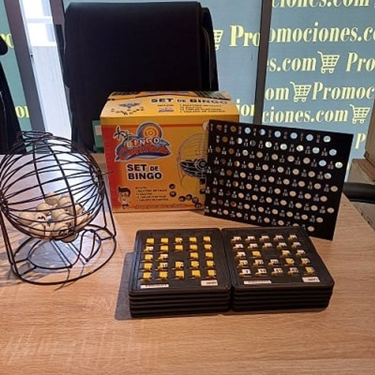 GENERICO - BINGO MEDIANO  CON 12 TABLAS PLASTICAS