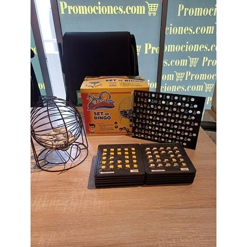 GENERICO - BINGO MEDIANO  CON 12 TABLAS PLASTICAS