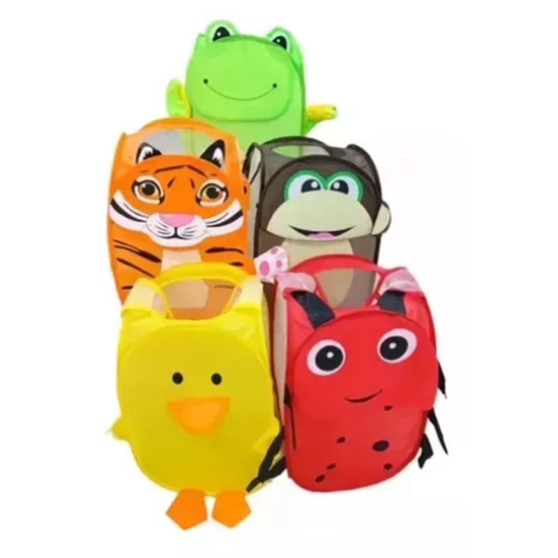 AFM - Canasta Cesta Malla Plegable Organizador Ropa Juguetes Niños