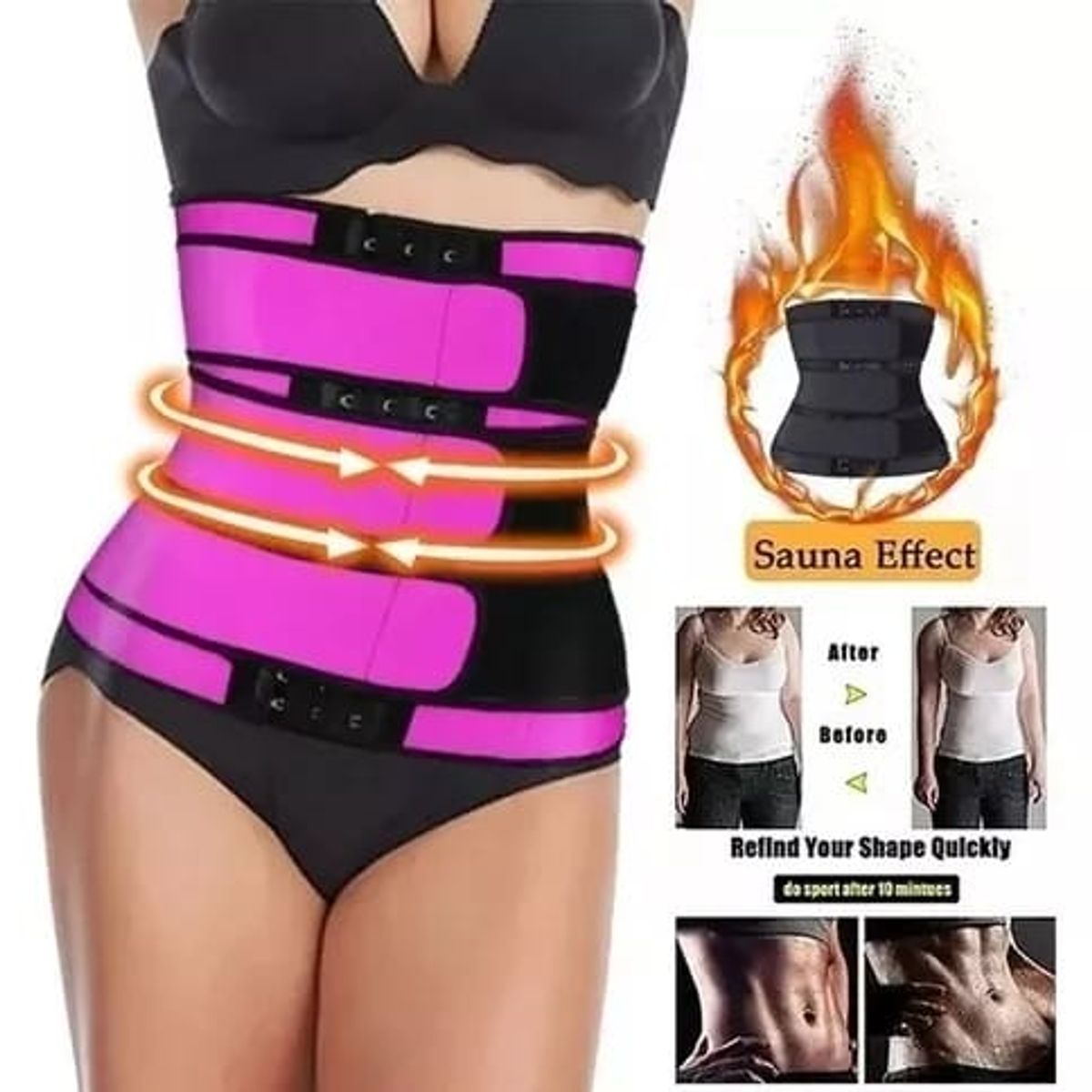 SKY - Cinturón De Entrenamiento Para Mujer Para Sauna.---