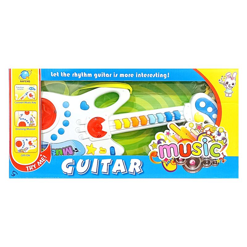 GENERICO - Juguete Guitarra Musical Con Luces y Sonido C4008