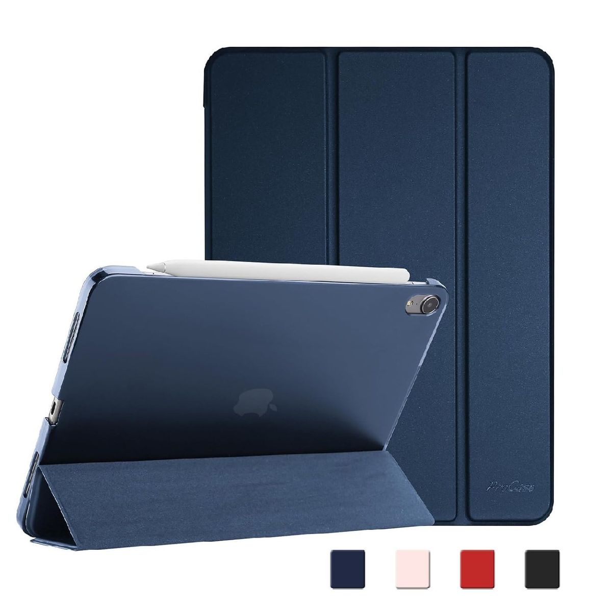 GENERICO - Estuche Protector Magnético Tipo Smart Case Para Ipad Air 4 10.9 Y Ipad Air 5 10.9 - Azul Oscuro