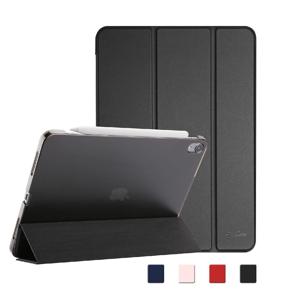 GENERICO - Estuche Protector Magnético Tipo Smart Case Para Ipad Air 4 10.9 Y Ipad Air 5 10.9 - Negro