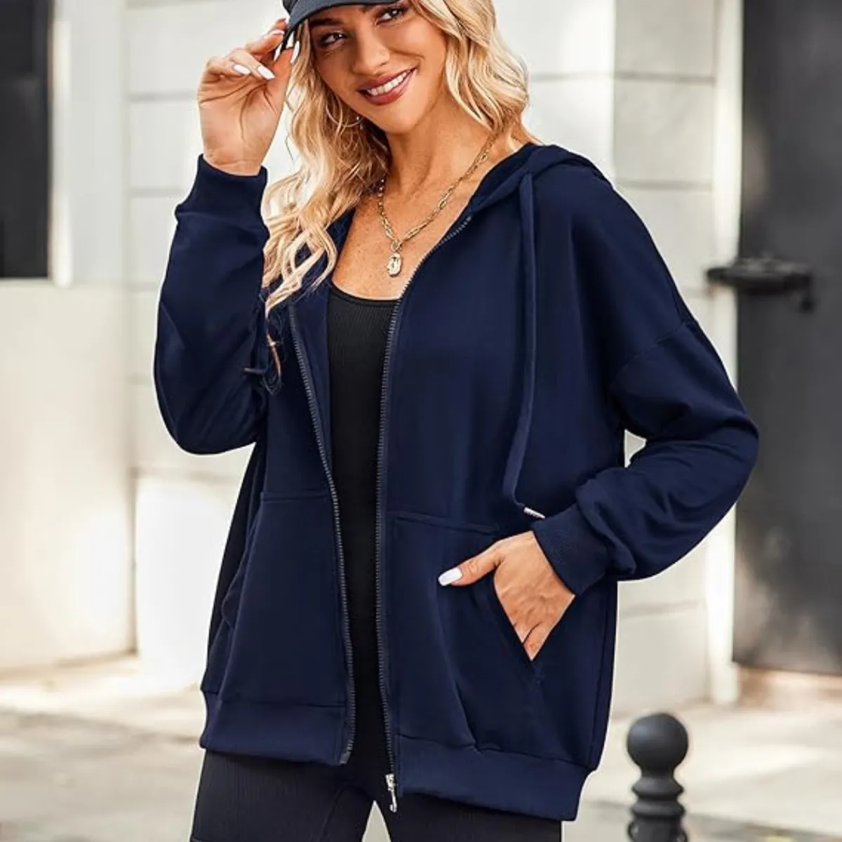 ELEMENTAL STORE - BUZO HOODIE MUJER ALGODON