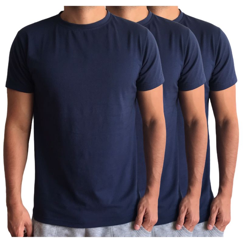 ELEMENTAL STORE - Camisetas para hombre en algodón 100% x 3 unidades.