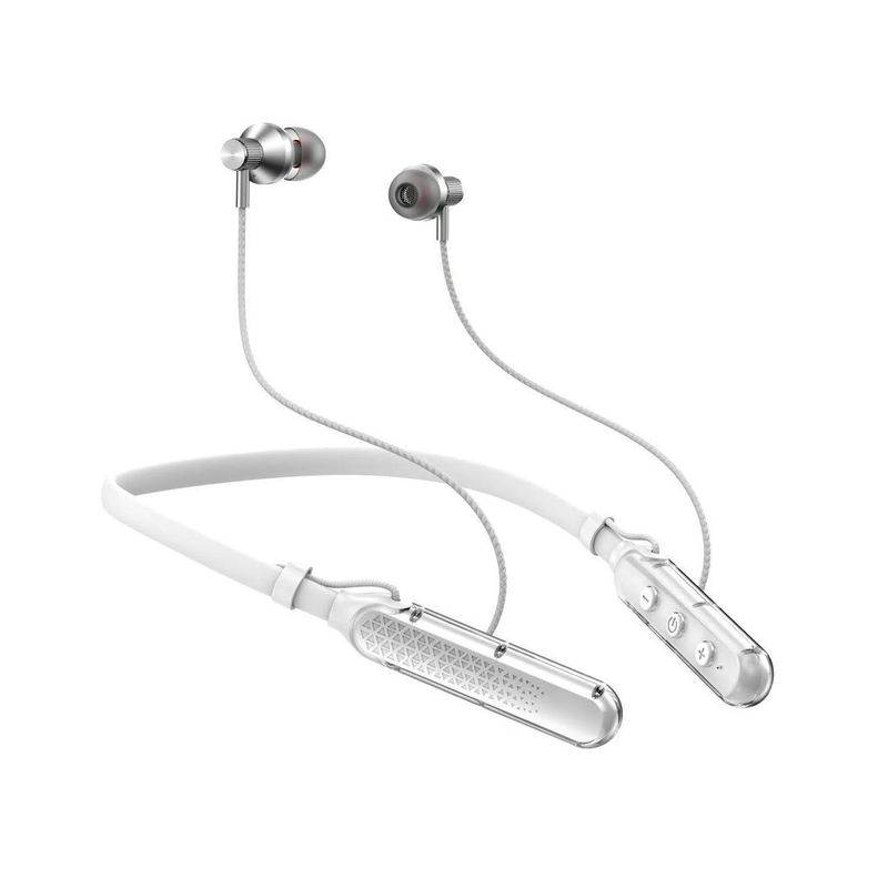 SPORT - Audífonos de Cuello LS-102 Mejor Comodidad Nuevos Blanco