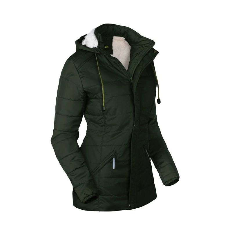 CAELI - chaqueta abrigo ovegera MUJER lluvia frio semi impermeable marca CAELI