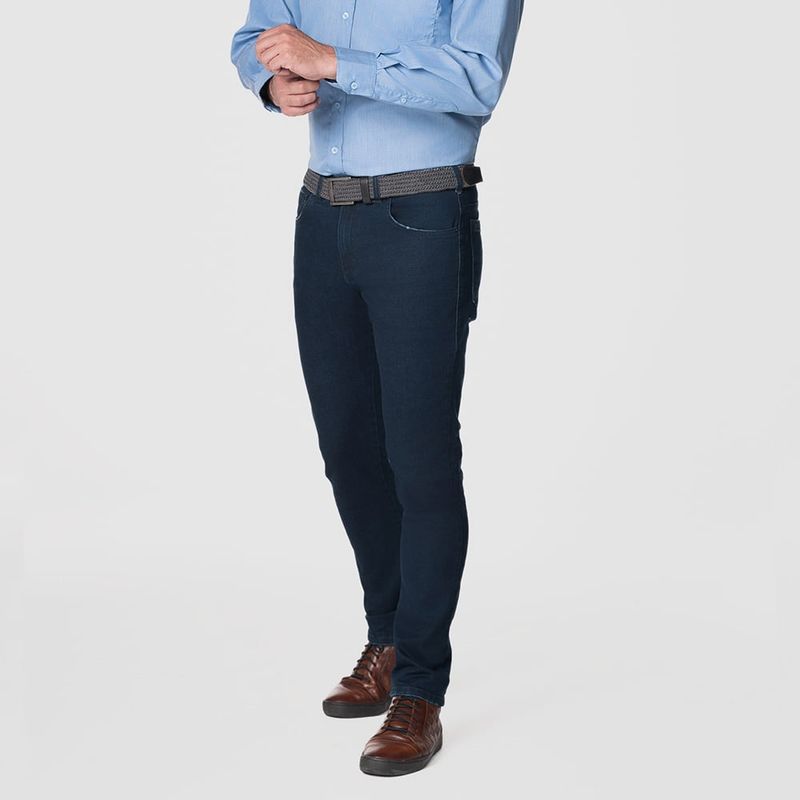 LEC LEE - Jean Basic Denim Trim Fit Índigo Oscuro