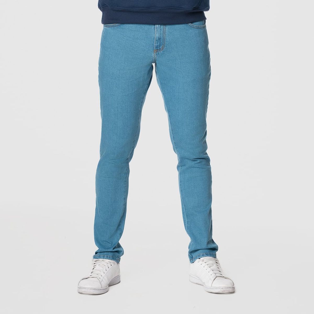LEC LEE - Jean Basic Denim Trim Fit Índigo Medio