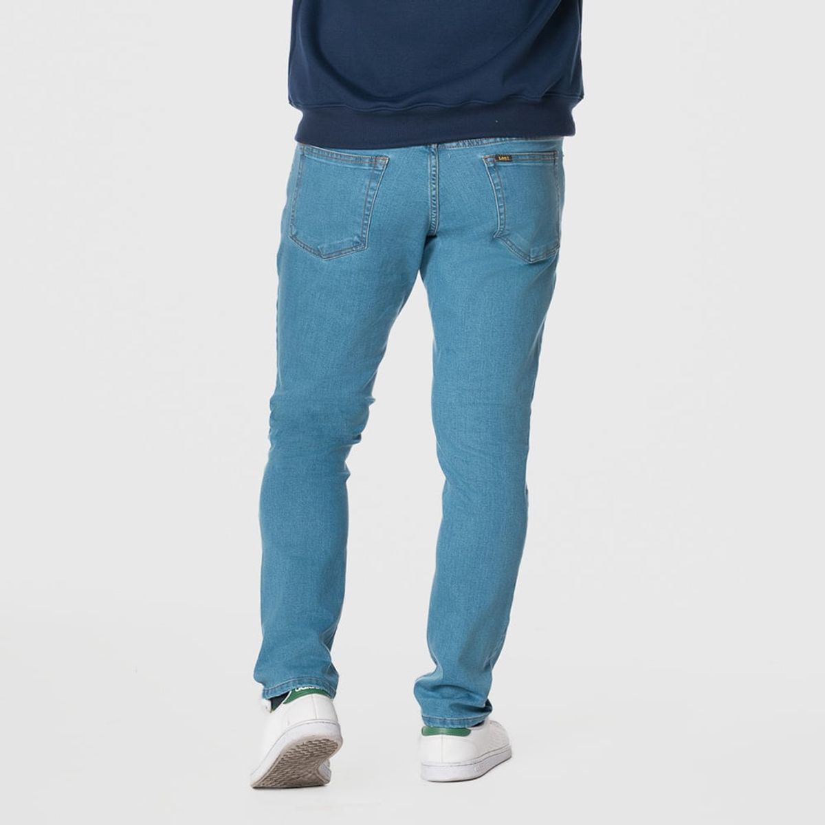 LEC LEE - Jean Basic Denim Trim Fit Índigo Medio