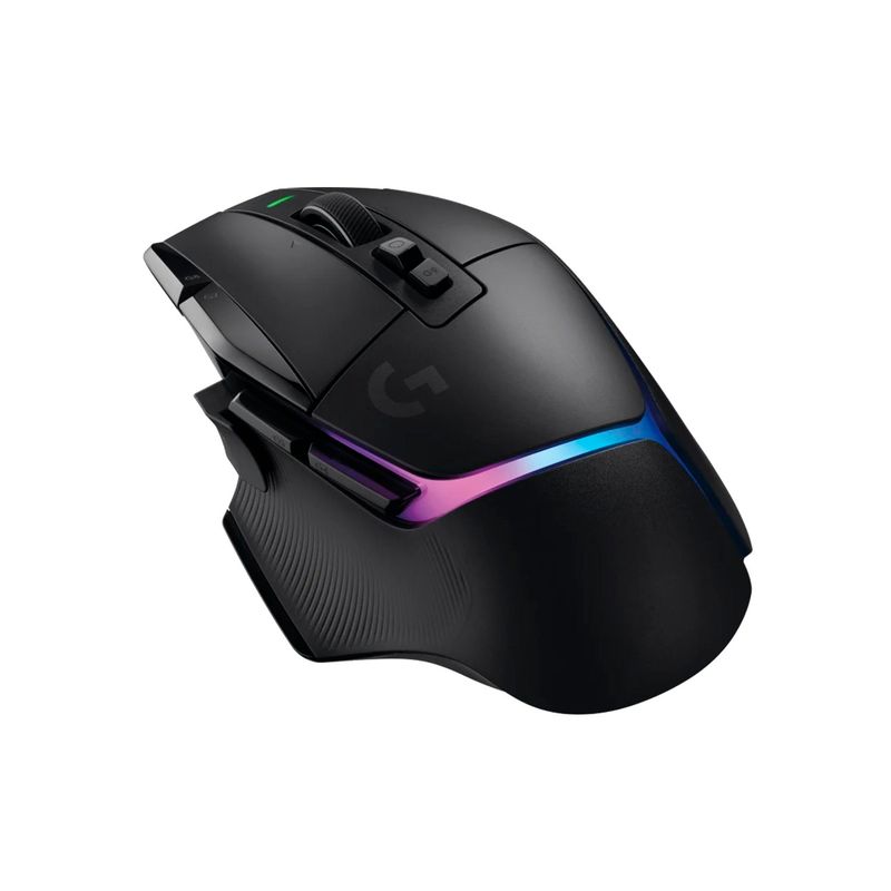 LOGITECH - Mouse Gaming Inalámbrico Logitech G502 X Plus LIGHTFORCE HERO 25K Negro