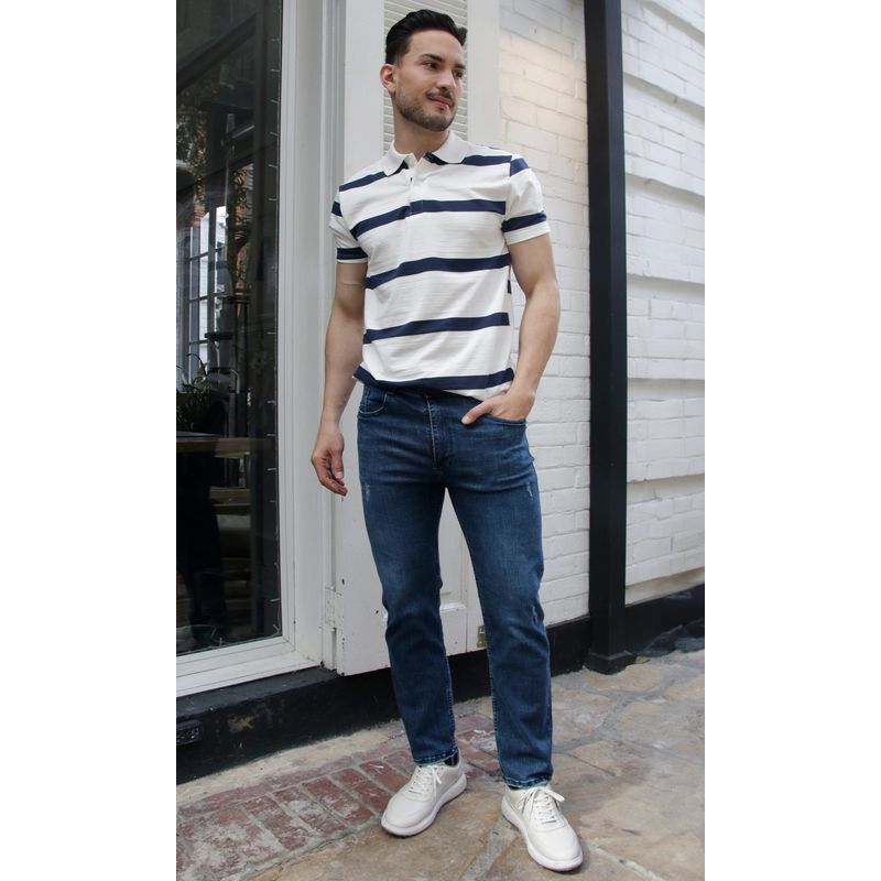 L Y H - Jean Para Hombre Azul Marca L&H