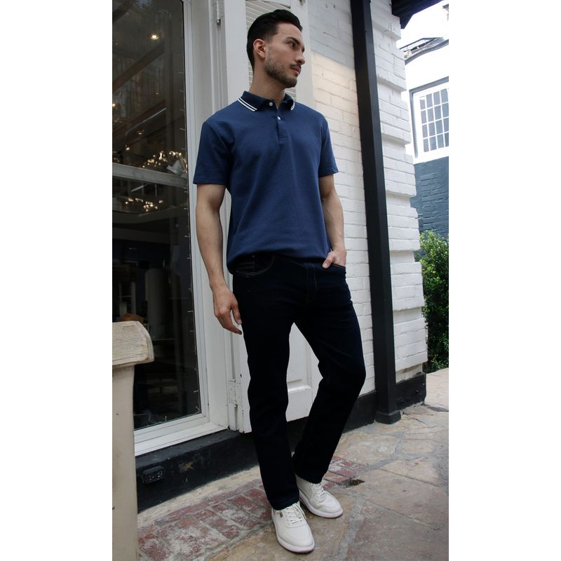 L Y H - Jean Para Hombre Azul Marca L&H