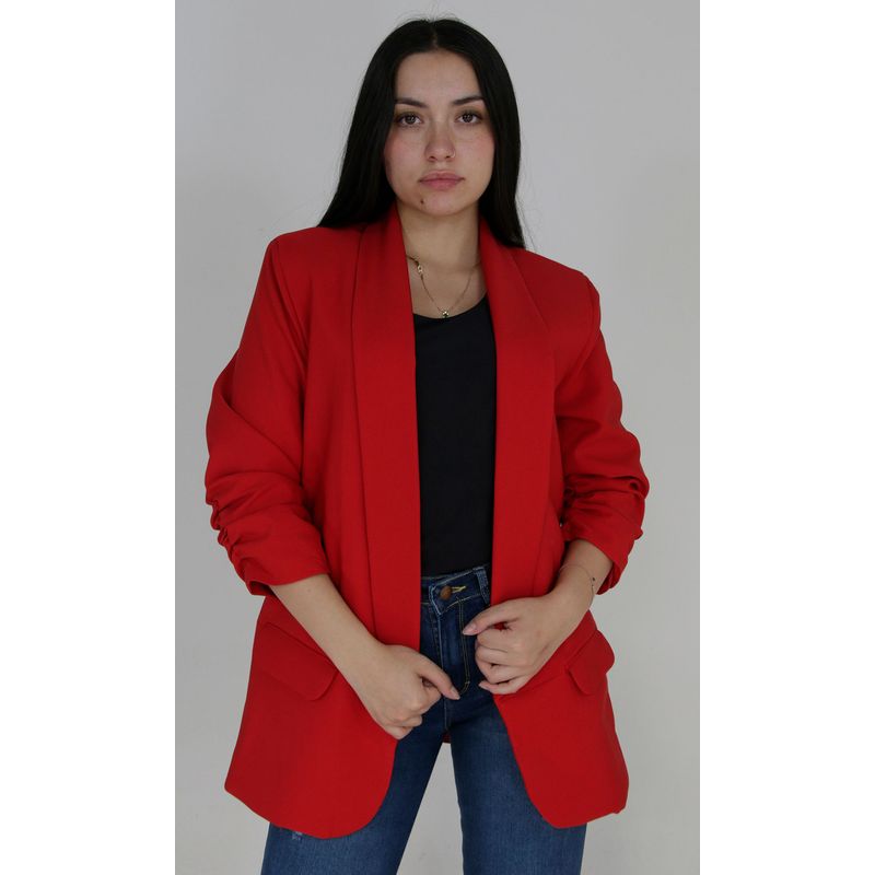 L Y H - Chaqueta Para Mujer  Rojo Marca L&H