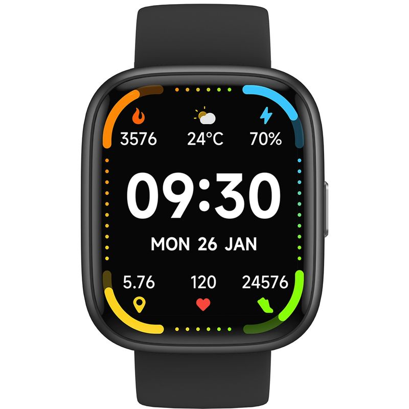 MULTITECH - RELOJ SMARTWATCH MTW1924N NEGRO