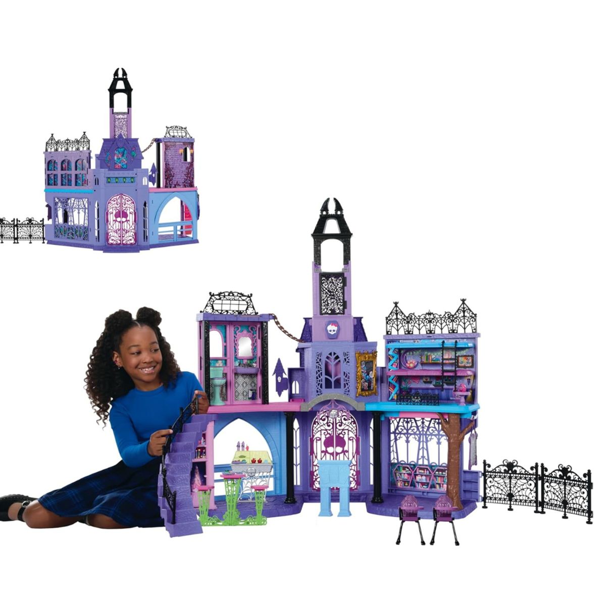 MONSTER HIGH - Casa De Muñecas Monster High Con Accesorios