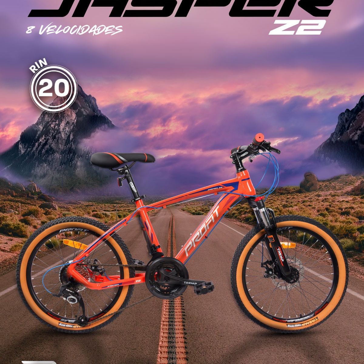 PROFIT - Bicicleta Infantil Profit Jasper 8vel rin 20