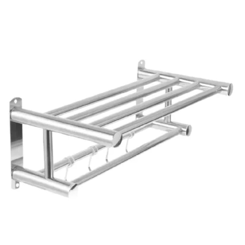 INNOVA - Organizador Para Toallas Toallero Acero Inoxidable