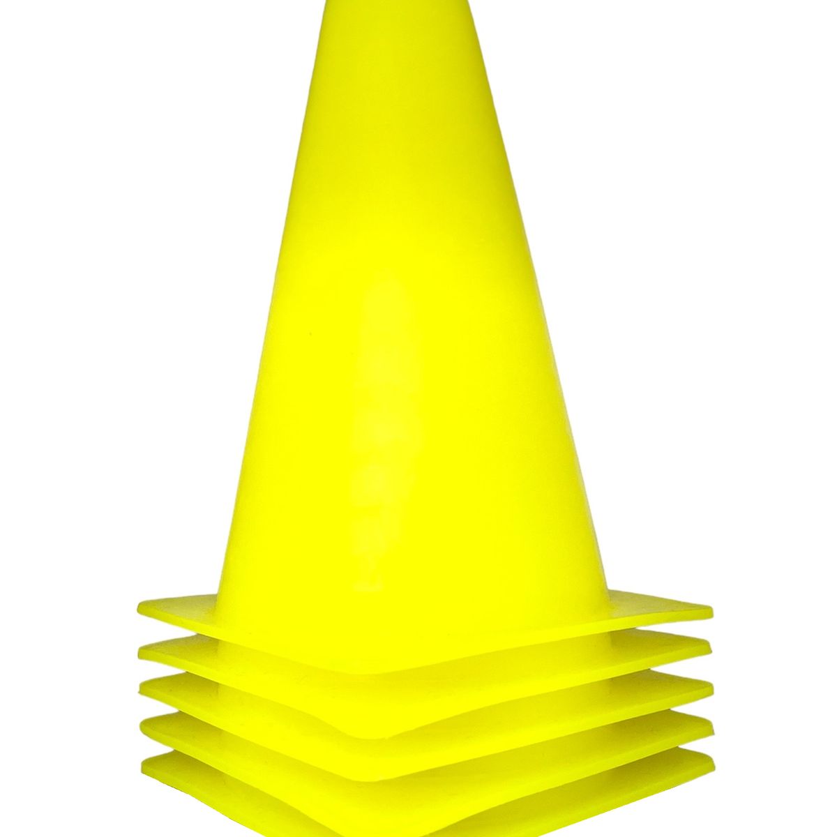 GENERICO - Set Por 5 Conos De Entrenamiento En Pvc Siliconado 15 Cm