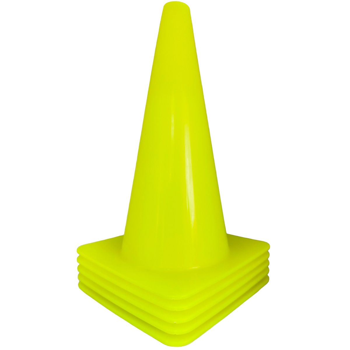 GENERICO - Set Por 5 Conos De Entrenamiento En Polietileno 30 Cm