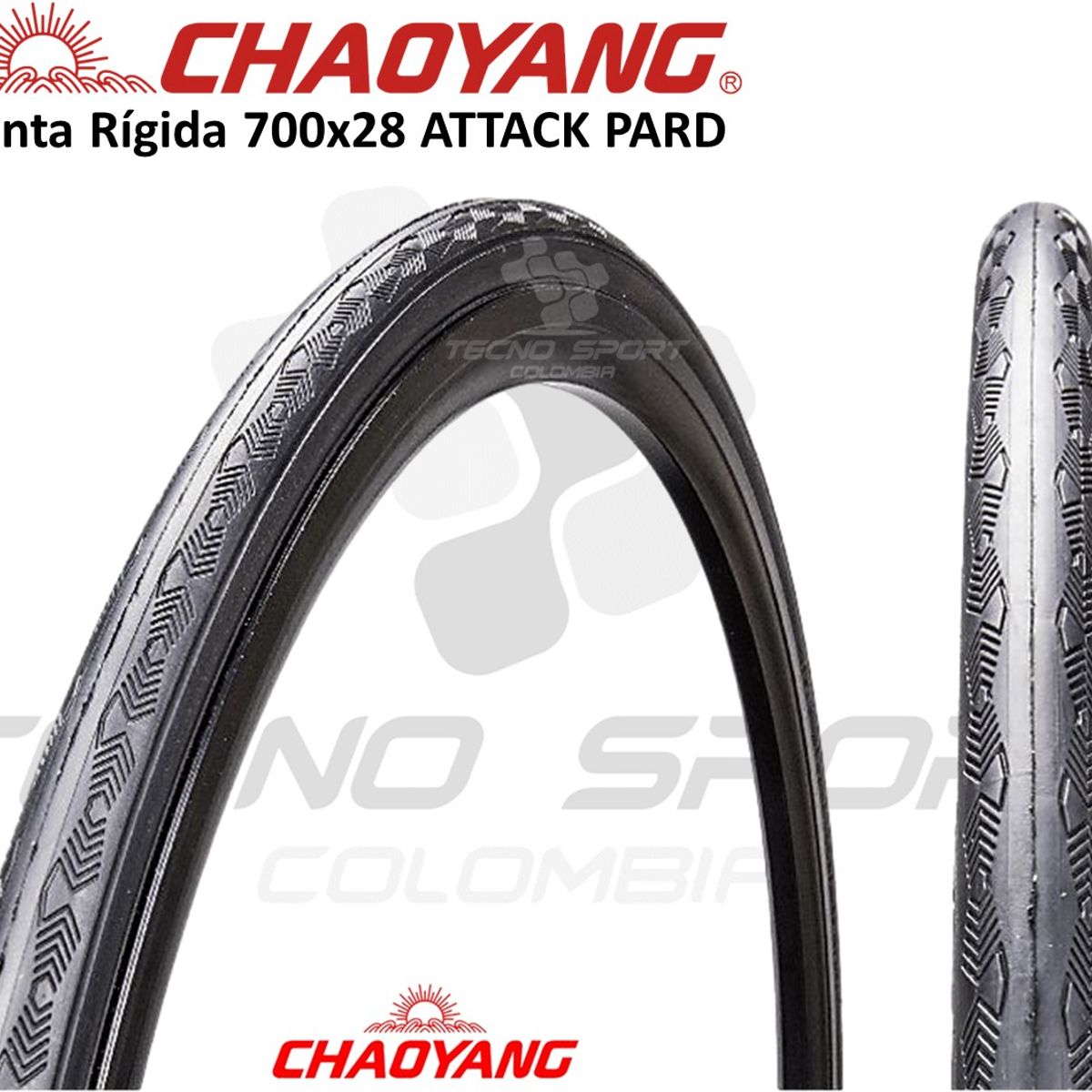 CHAOYANG - Llanta Bicicleta 700x28 Chaoyang Mtb Coraza Ruta