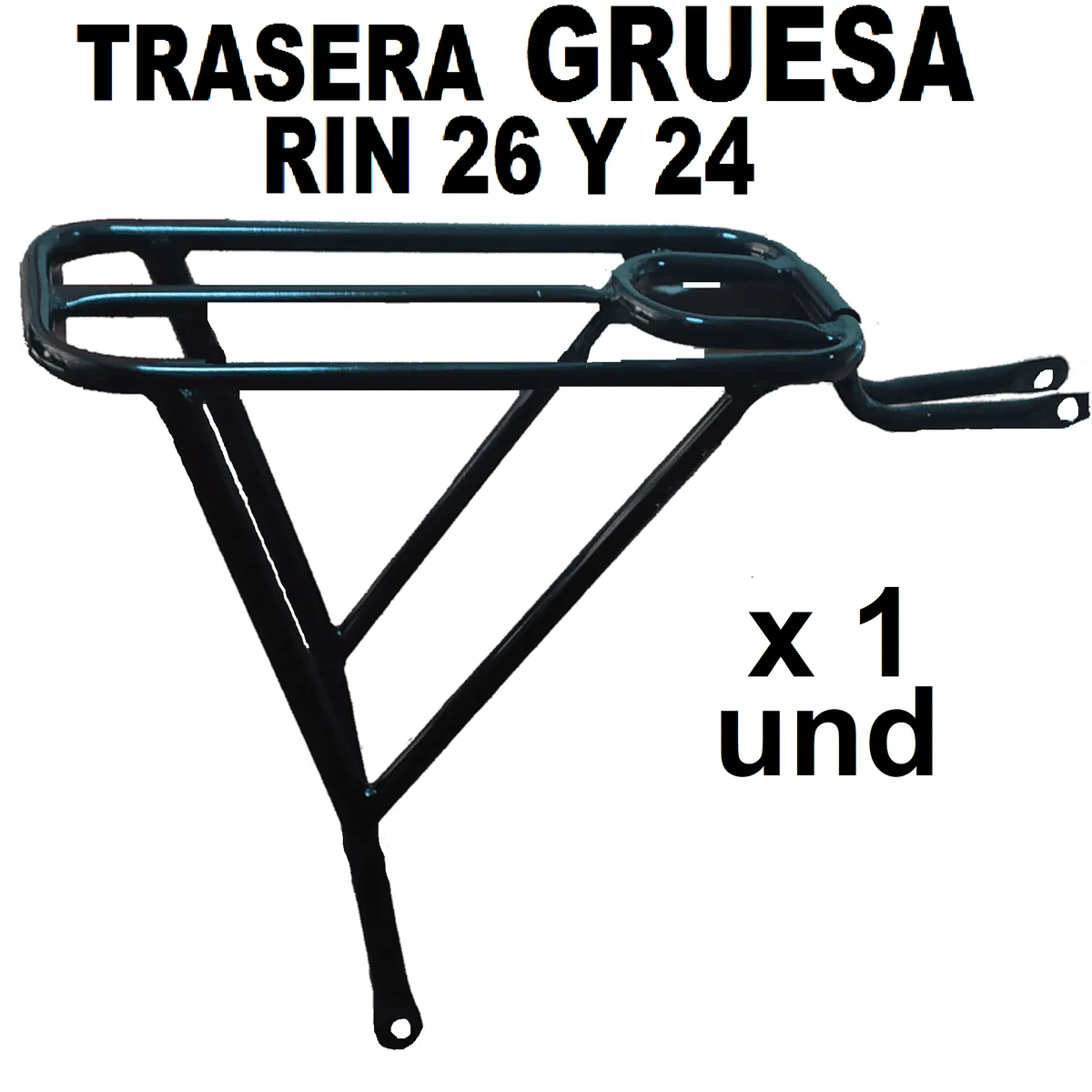 SENA - Parrilla Trasera Gruesa Bicicleta Rin 24 o 26