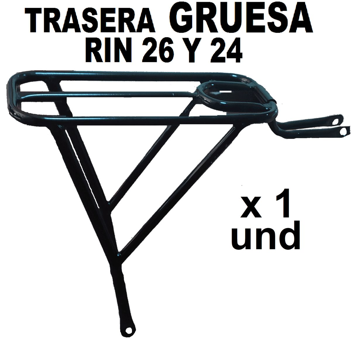 SENA - Parrilla Trasera Gruesa Bicicleta Rin 24 o 26